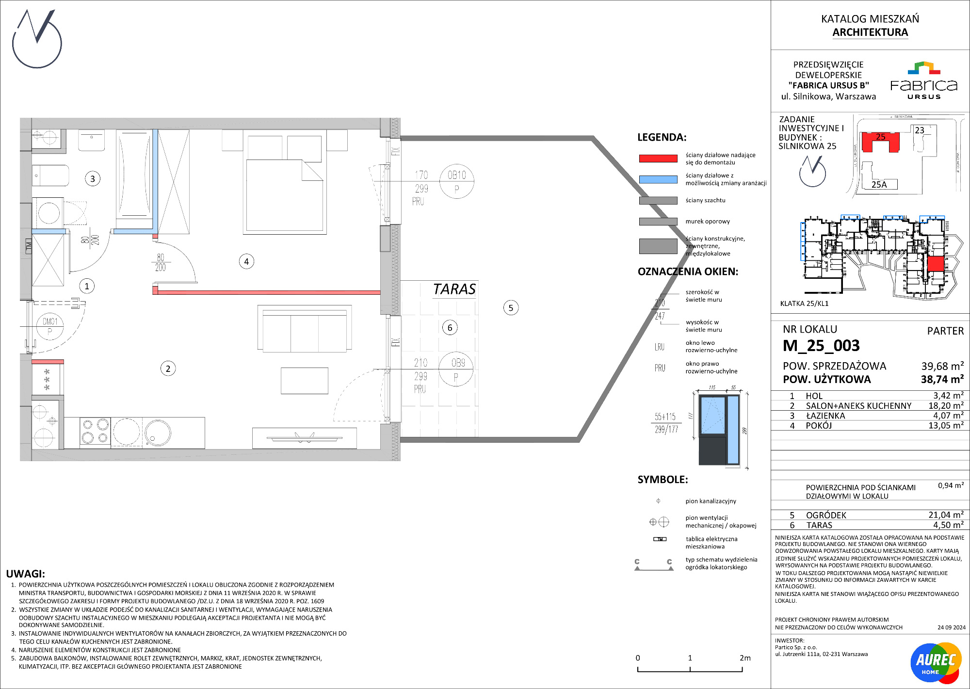 Mieszkanie 38,74 m², parter, oferta nr M_25_003, Fabrica URSUS - Etap B, Warszawa, Ursus, Szamoty, ul. Silnikowa 23, 25-idx