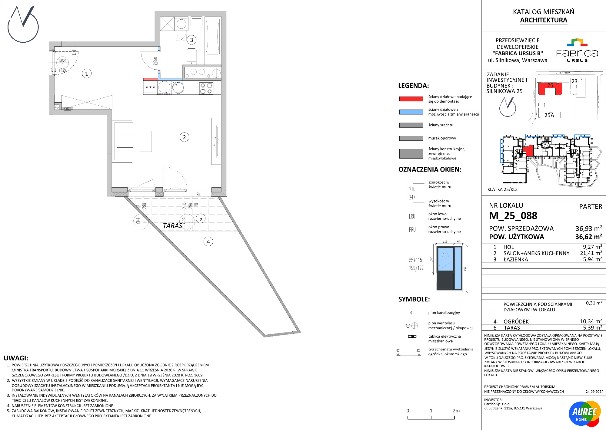 Mieszkanie 36,62 m², parter, oferta nr M_25_088, Fabrica URSUS - Etap B, Warszawa, Ursus, Szamoty, ul. Silnikowa 23, 25-idx