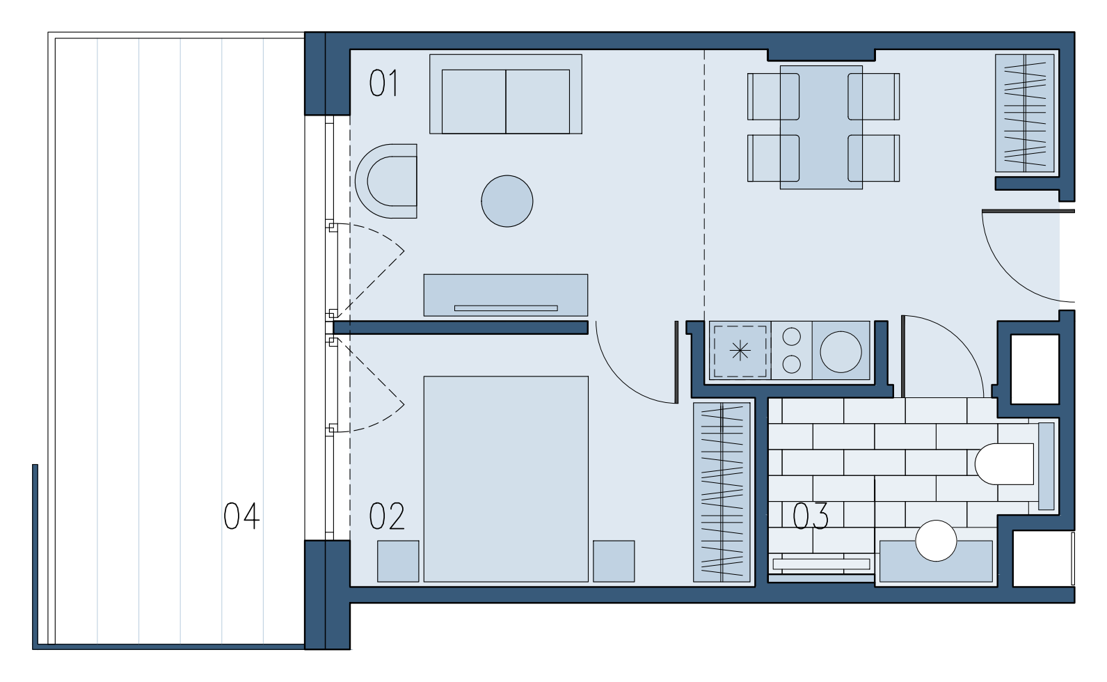 Apartament 34,14 m², parter, oferta nr B/007, Bałtyk SUN ***** Premium Hotel & Apartaments, Ustronie Morskie, ul. Górna 2-idx