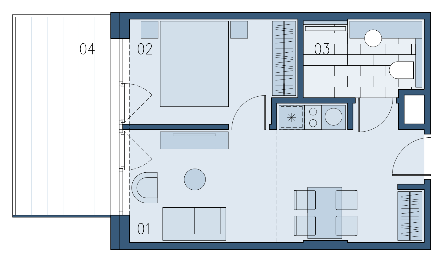 Apartament 34,63 m², piętro 1, oferta nr B/105, Bałtyk SUN ***** Premium Hotel & Apartaments, Ustronie Morskie, ul. Górna 2-idx