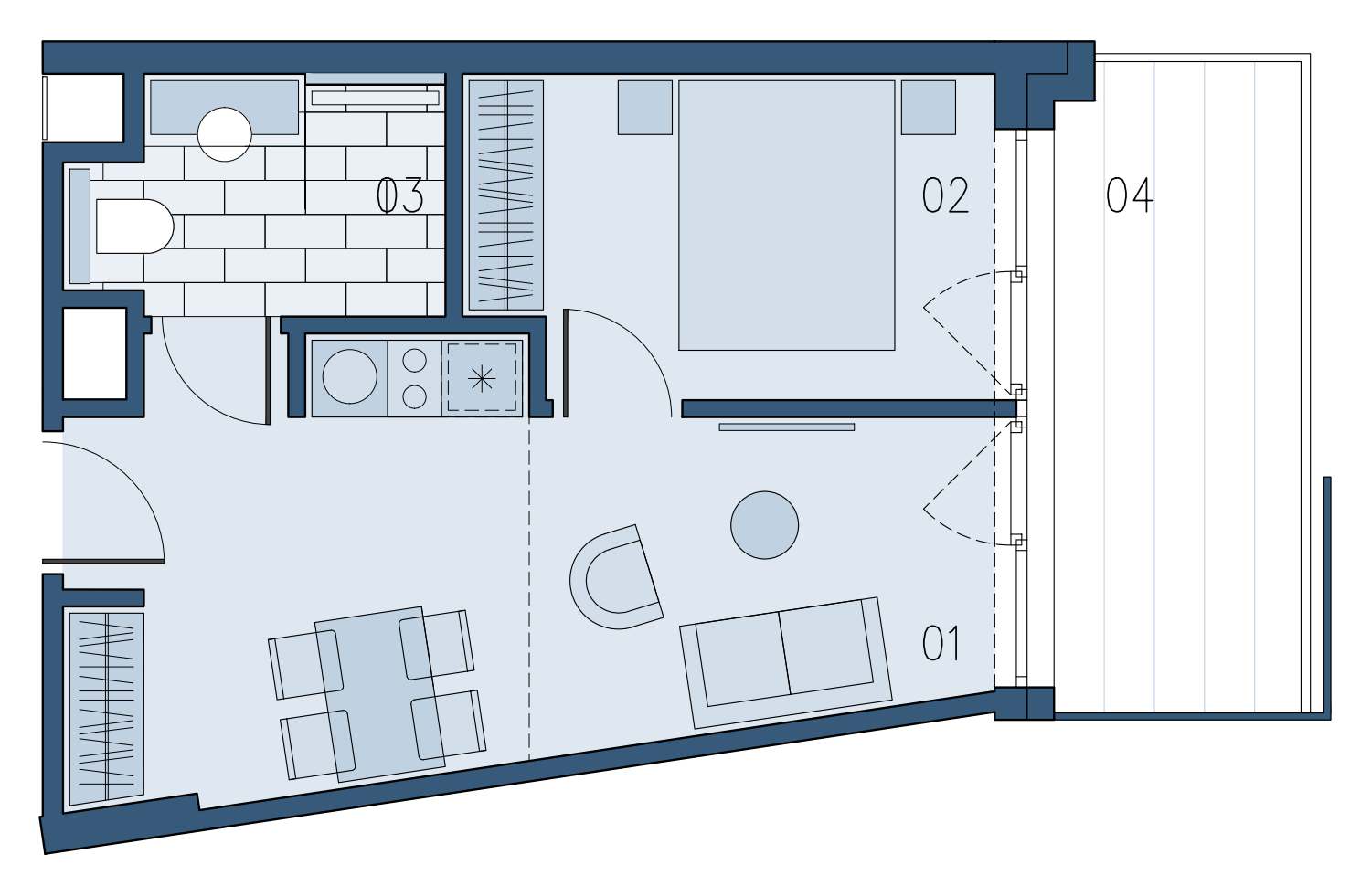 Apartament 33,41 m², piętro 3, oferta nr B/362, Bałtyk SUN ***** Premium Hotel & Apartaments, Ustronie Morskie, ul. Górna 2-idx