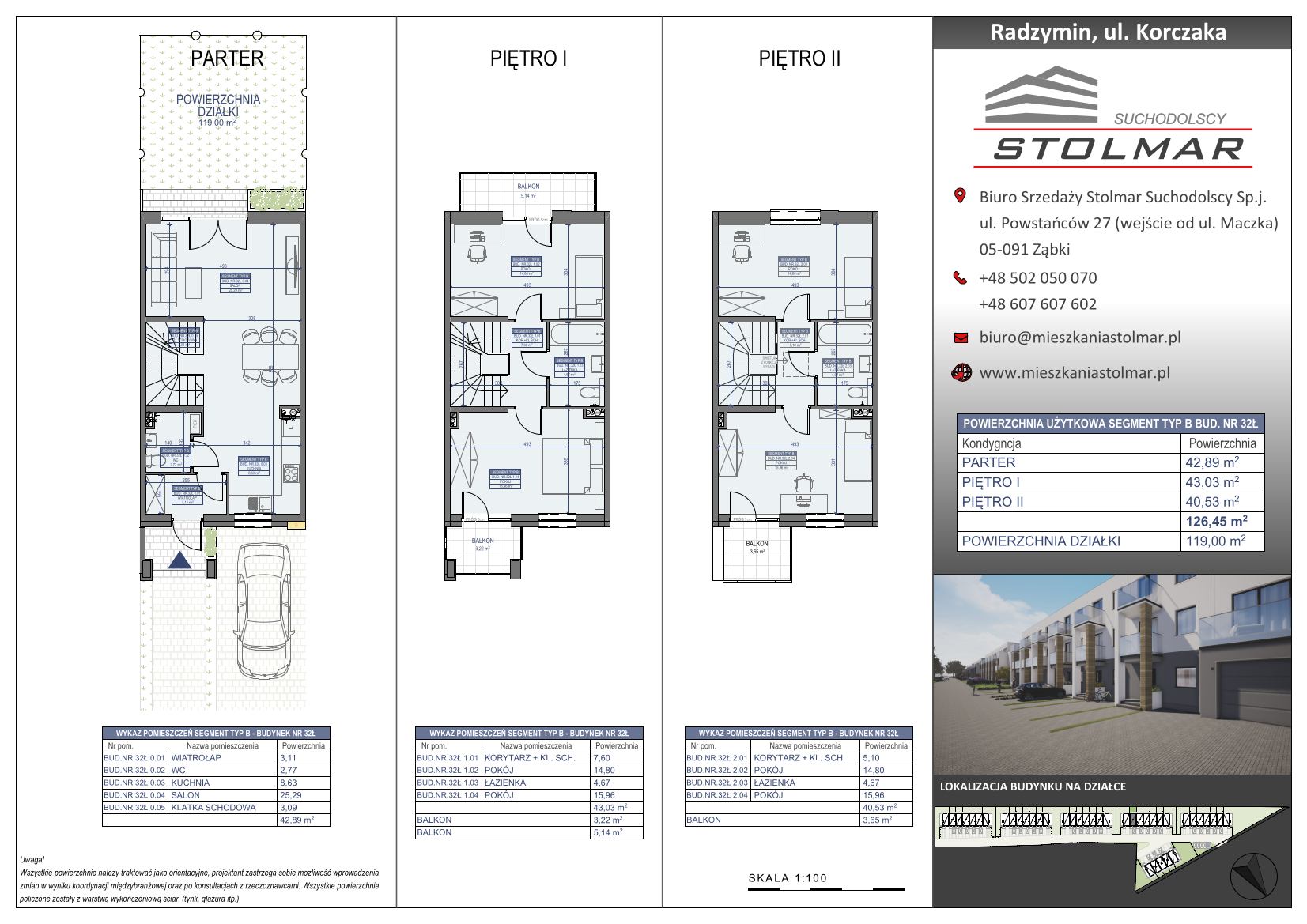 Dom 126,45 m², oferta nr 32Ł, Korczaka 32, Radzymin, ul. Korczaka 32-idx