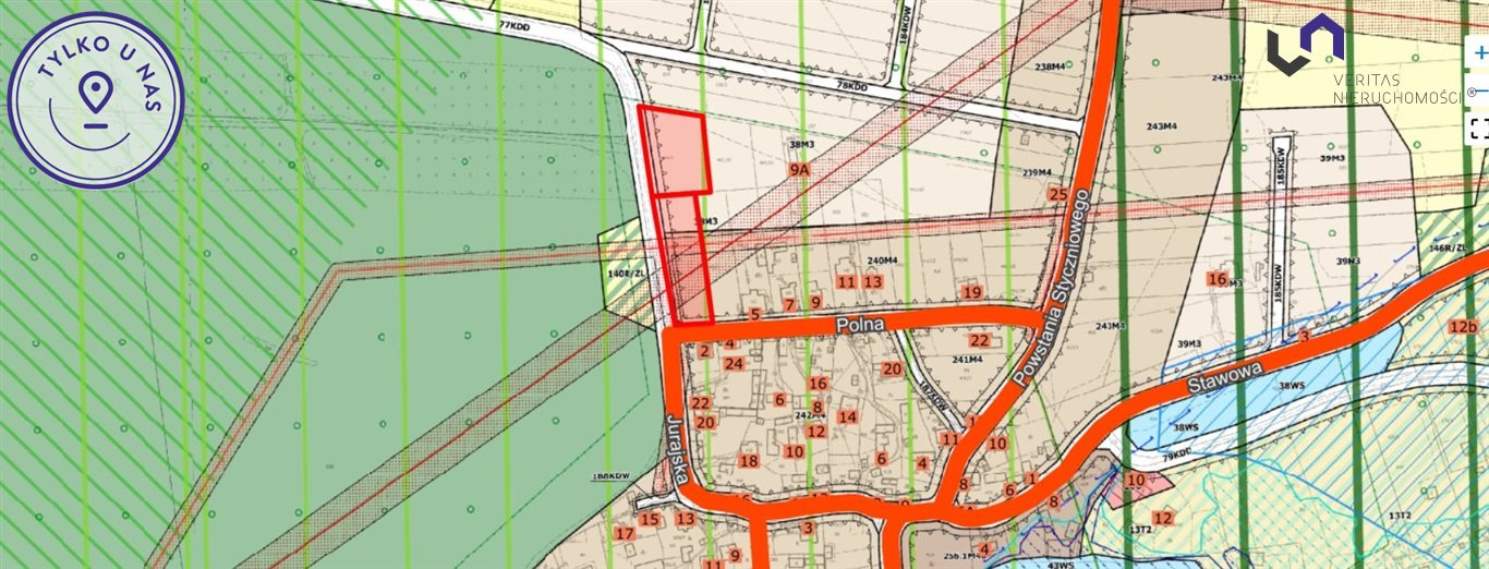 Działka 4 730,00 m², oferta nr , VTS-GS-6824, Klucze, Polna-idx