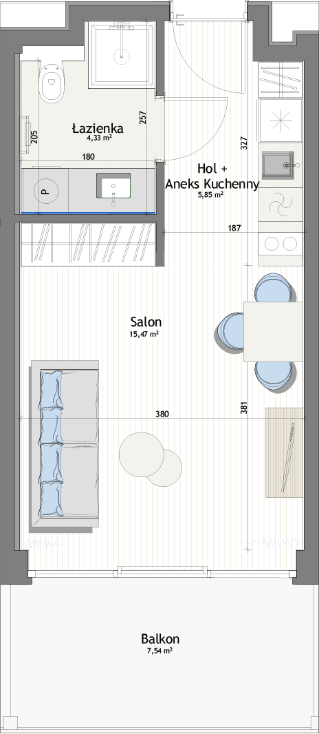 Apartament 26,01 m², piętro 2, oferta nr V25/2, Marina Royale, Darłowo, ul. Bulwar Zachodzącego Słońca 1-idx