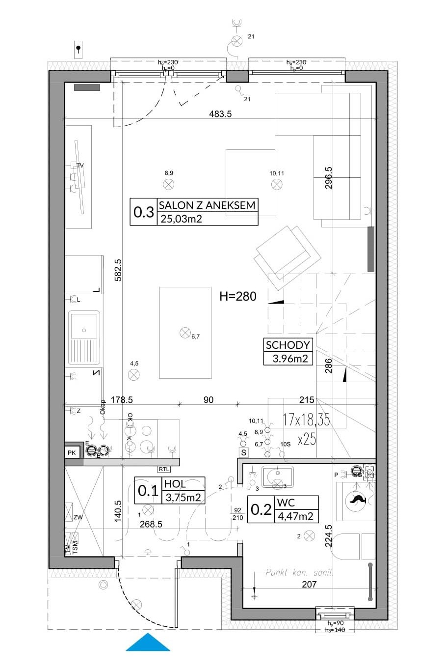 Dom 72,90 m², oferta nr 11A, Nova Magdalenka 6, Słomin, ul. Janczewicka-idx