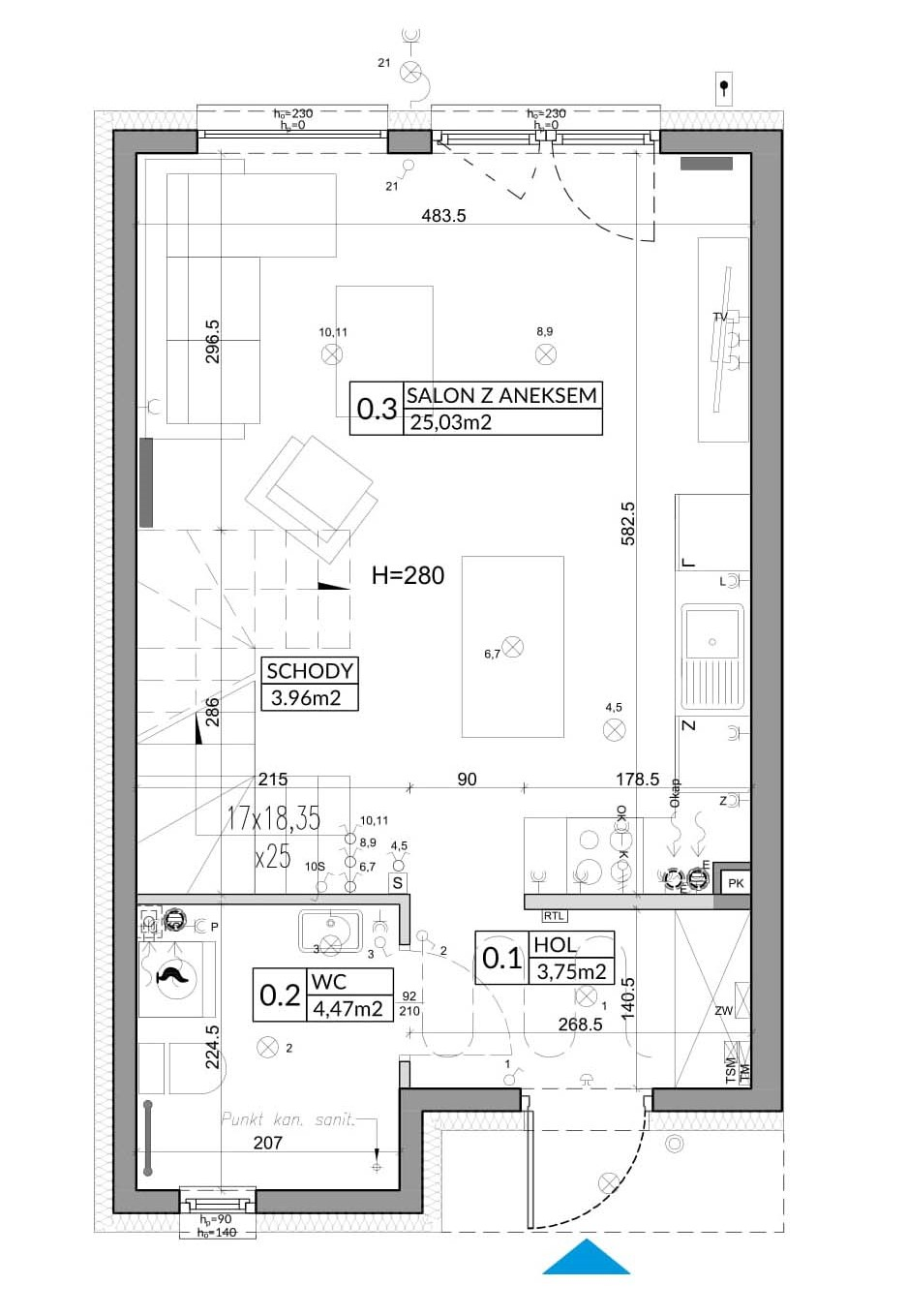 Dom 72,90 m², oferta nr 12B, Nova Magdalenka 6, Słomin, ul. Janczewicka-idx