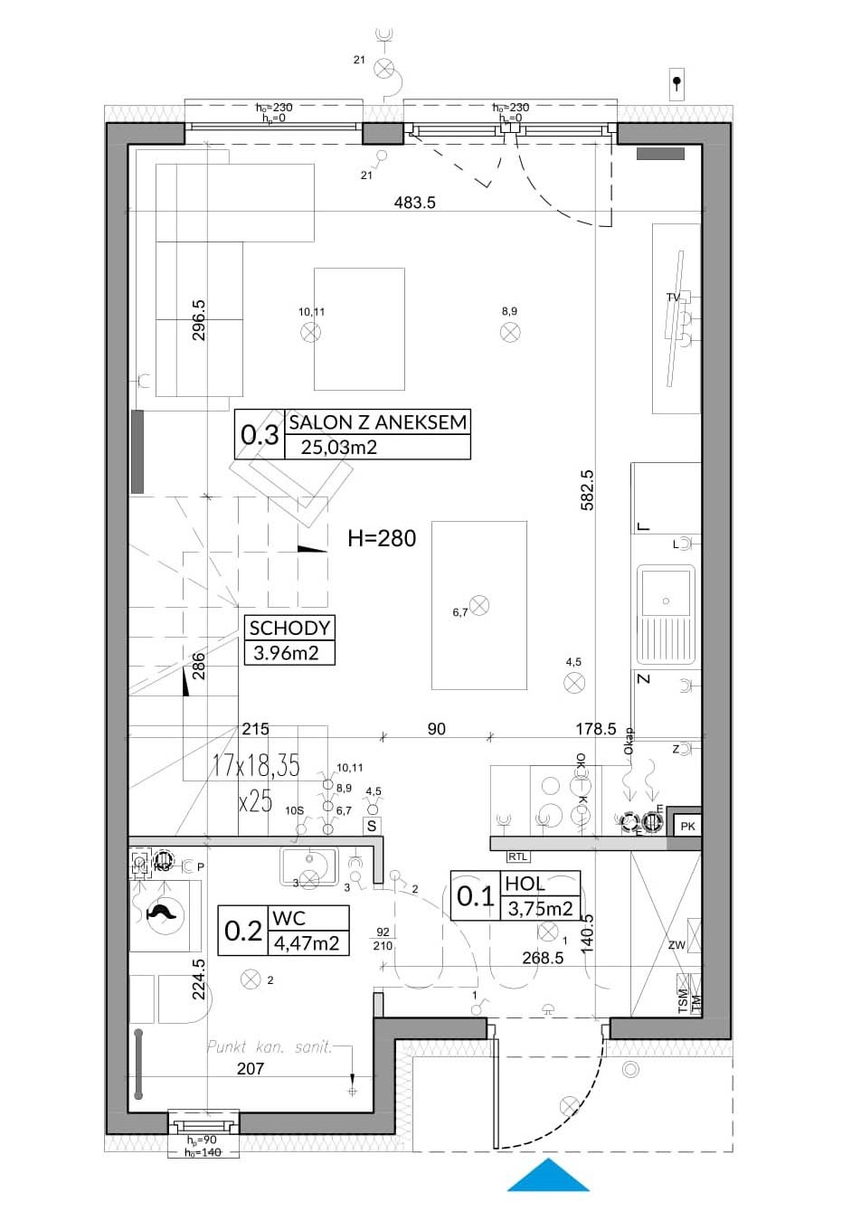 Dom 72,90 m², oferta nr 13B, Nova Magdalenka 6, Słomin, ul. Janczewicka-idx