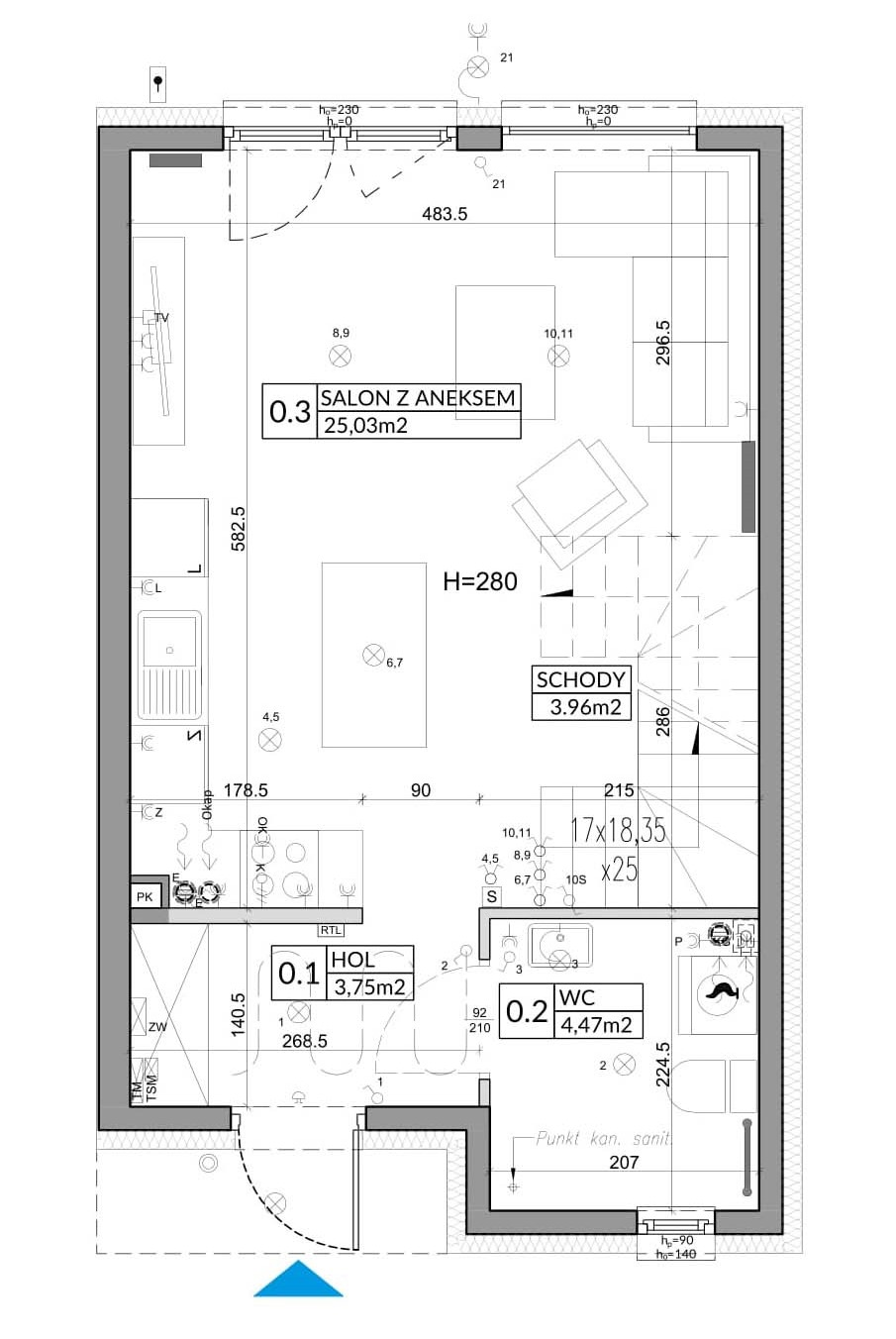 Dom 72,90 m², oferta nr 19A, Nova Magdalenka 6, Słomin, ul. Janczewicka-idx