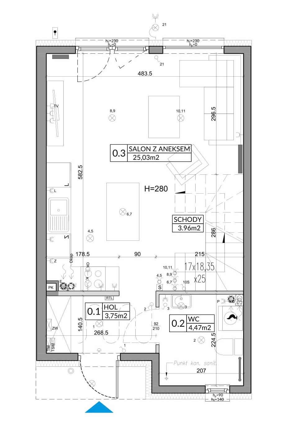 Dom 72,90 m², oferta nr 20A, Nova Magdalenka 6, Słomin, ul. Janczewicka-idx