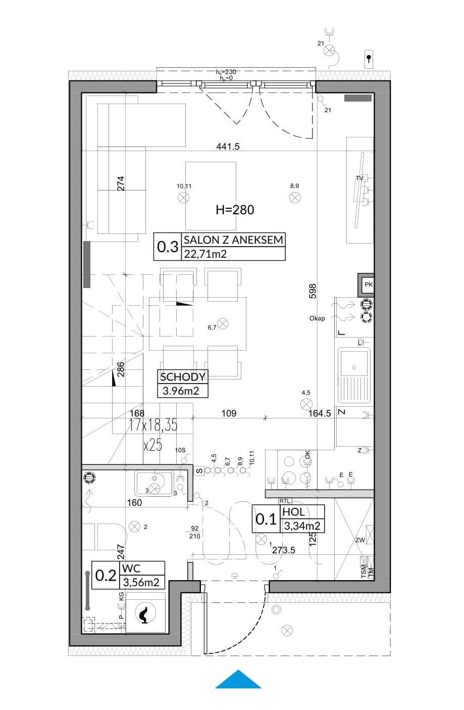 Dom 65,83 m², oferta nr 3B, Nova Magdalenka 6, Słomin, ul. Janczewicka-idx