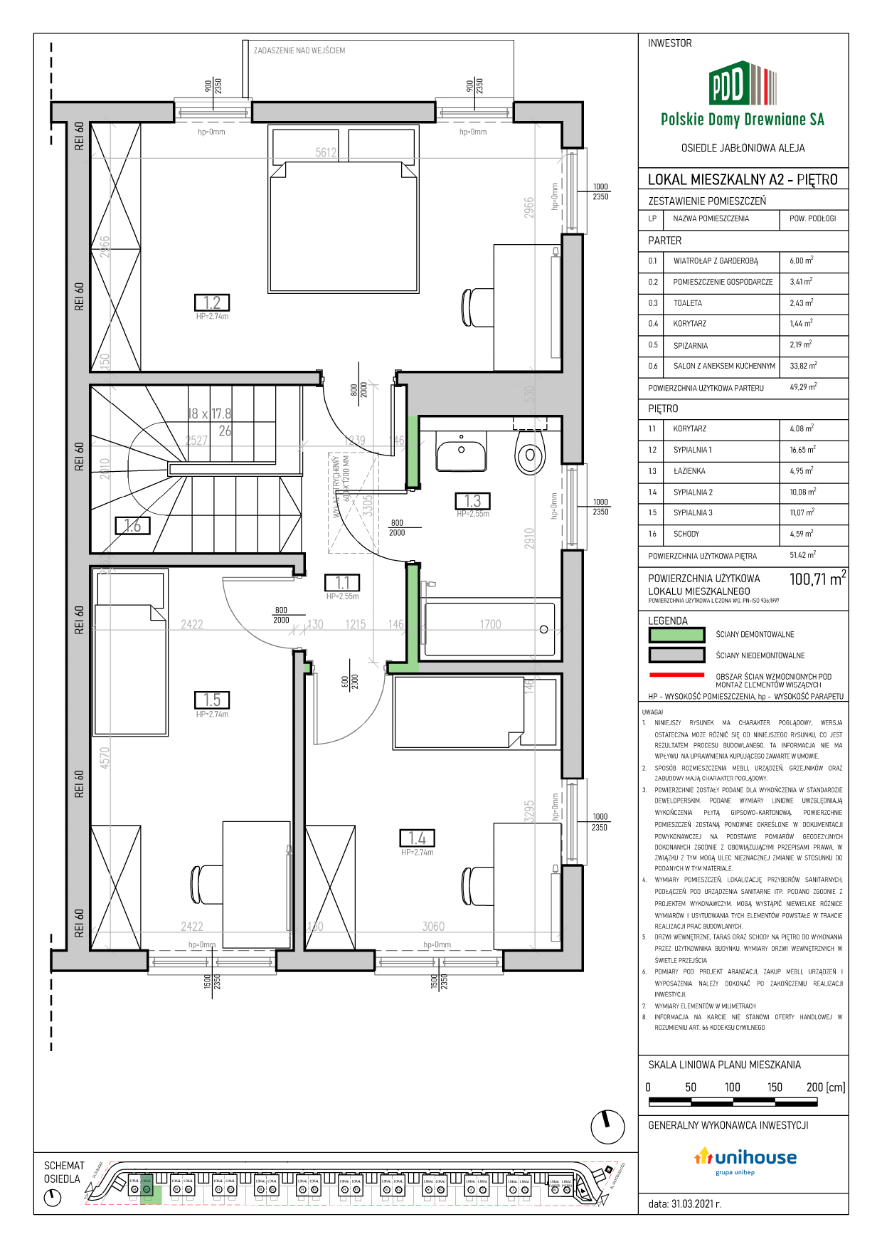 Dom 100,71 m², oferta nr A2, Osiedle Jabłoniowa Aleja, Choroszcz, ul. Rybacka-idx