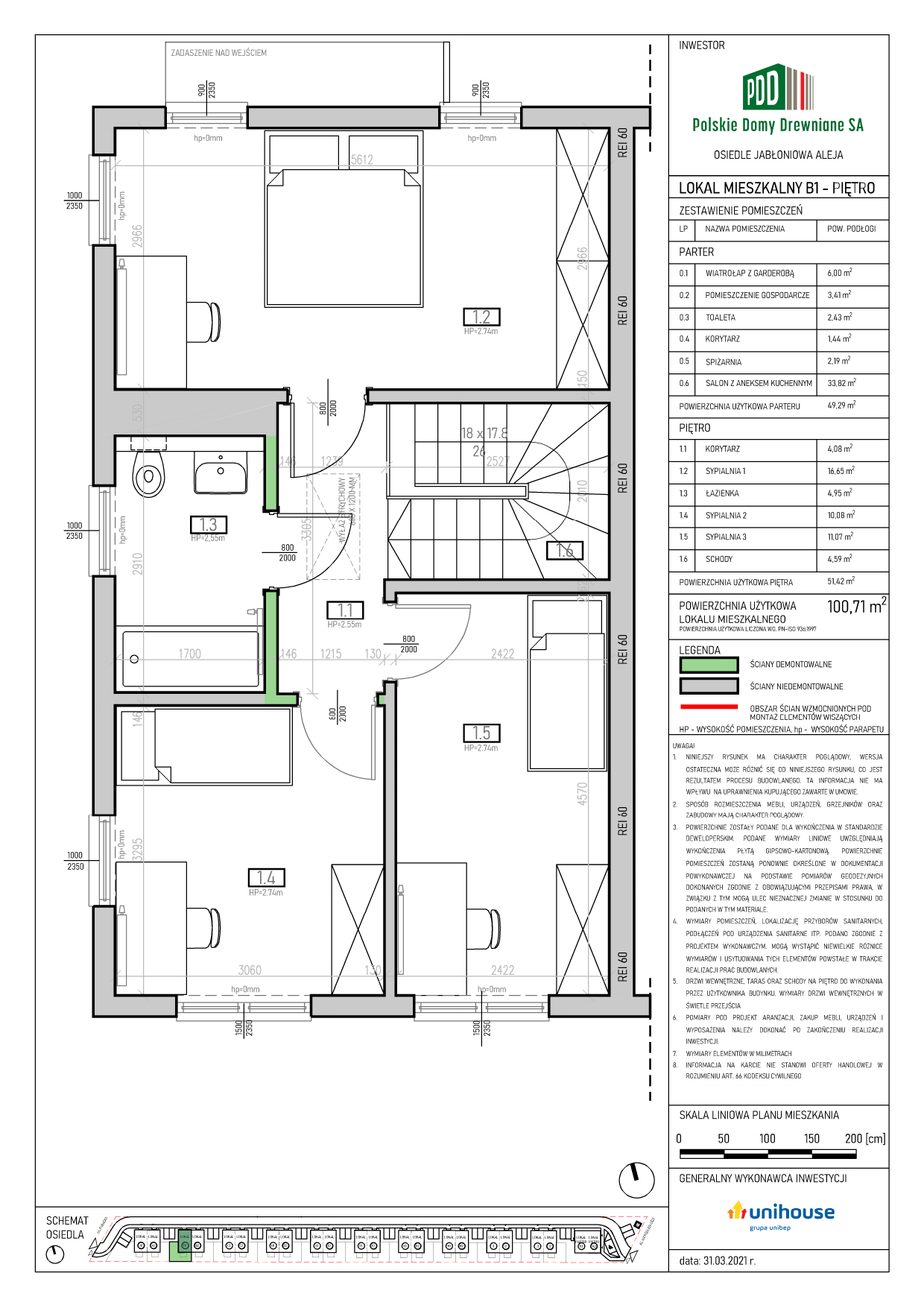 Dom 100,71 m², oferta nr B1, Osiedle Jabłoniowa Aleja, Choroszcz, ul. Rybacka-idx