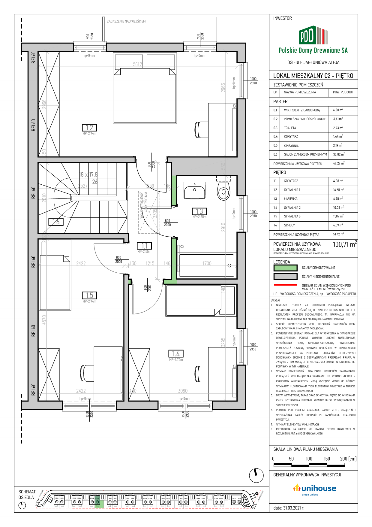 Dom 100,71 m², oferta nr C2, Osiedle Jabłoniowa Aleja, Choroszcz, ul. Rybacka-idx