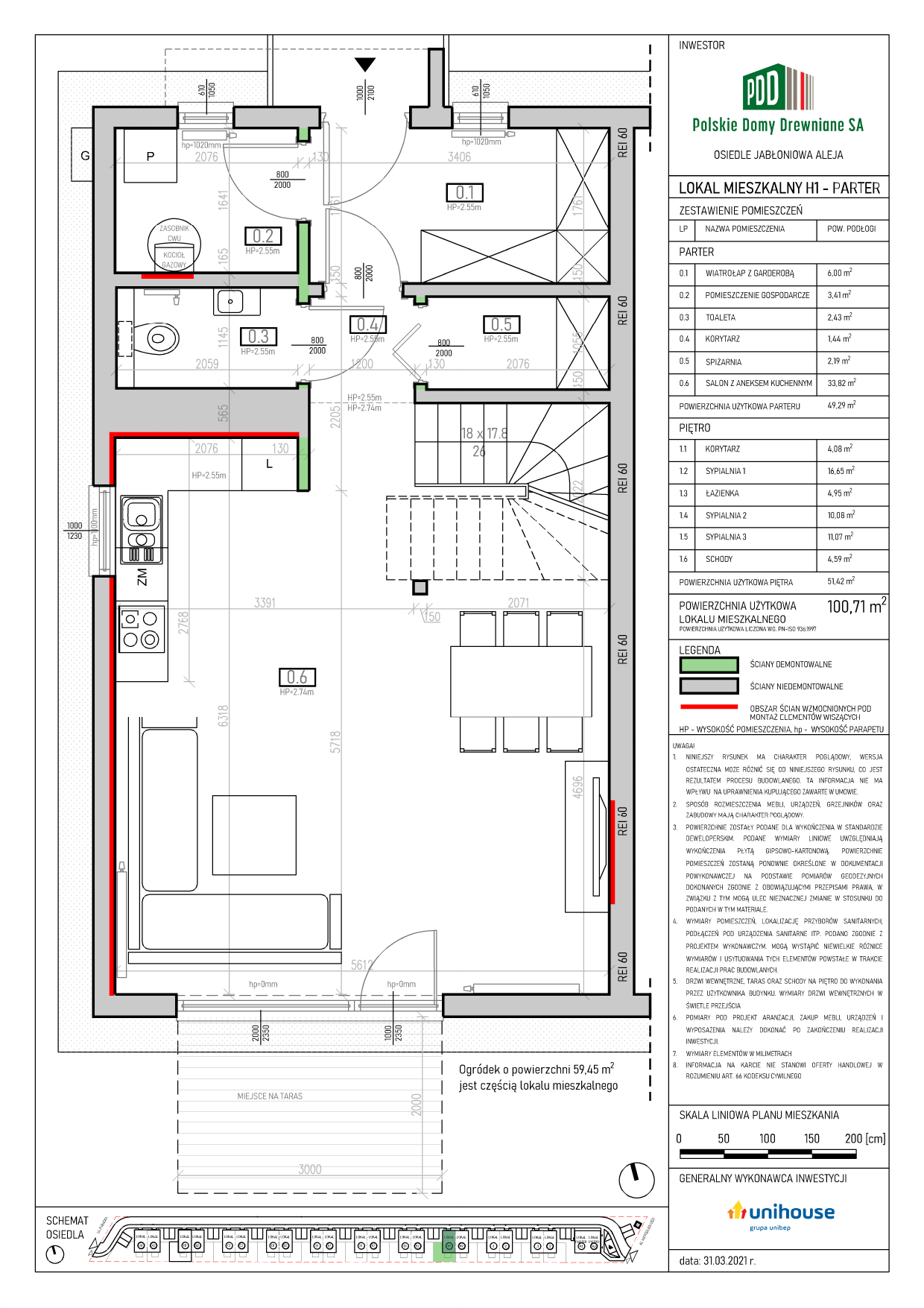 Dom 100,71 m², oferta nr H1, Osiedle Jabłoniowa Aleja, Choroszcz, ul. Rybacka-idx