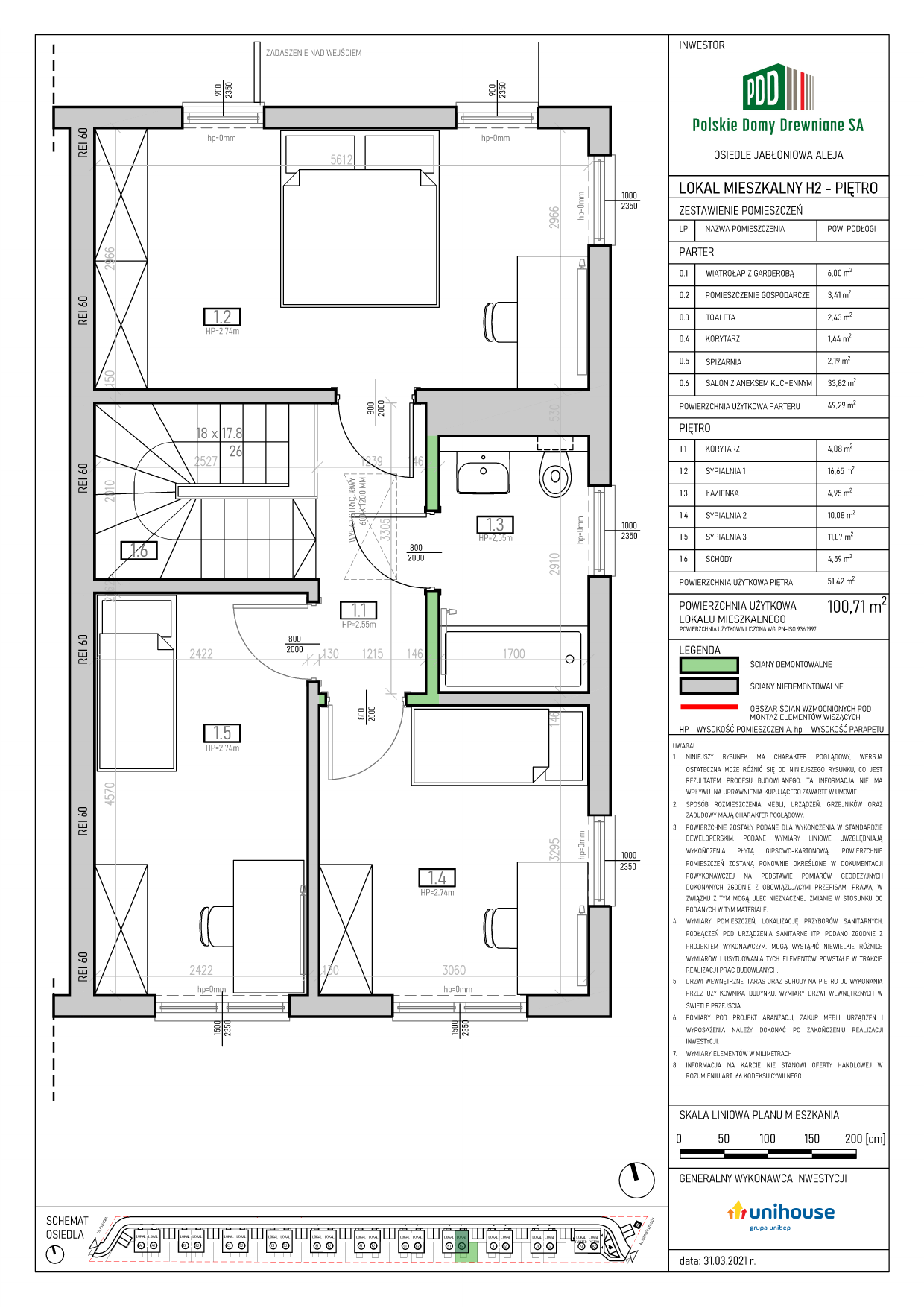 Dom 100,71 m², oferta nr H2, Osiedle Jabłoniowa Aleja, Choroszcz, ul. Rybacka-idx