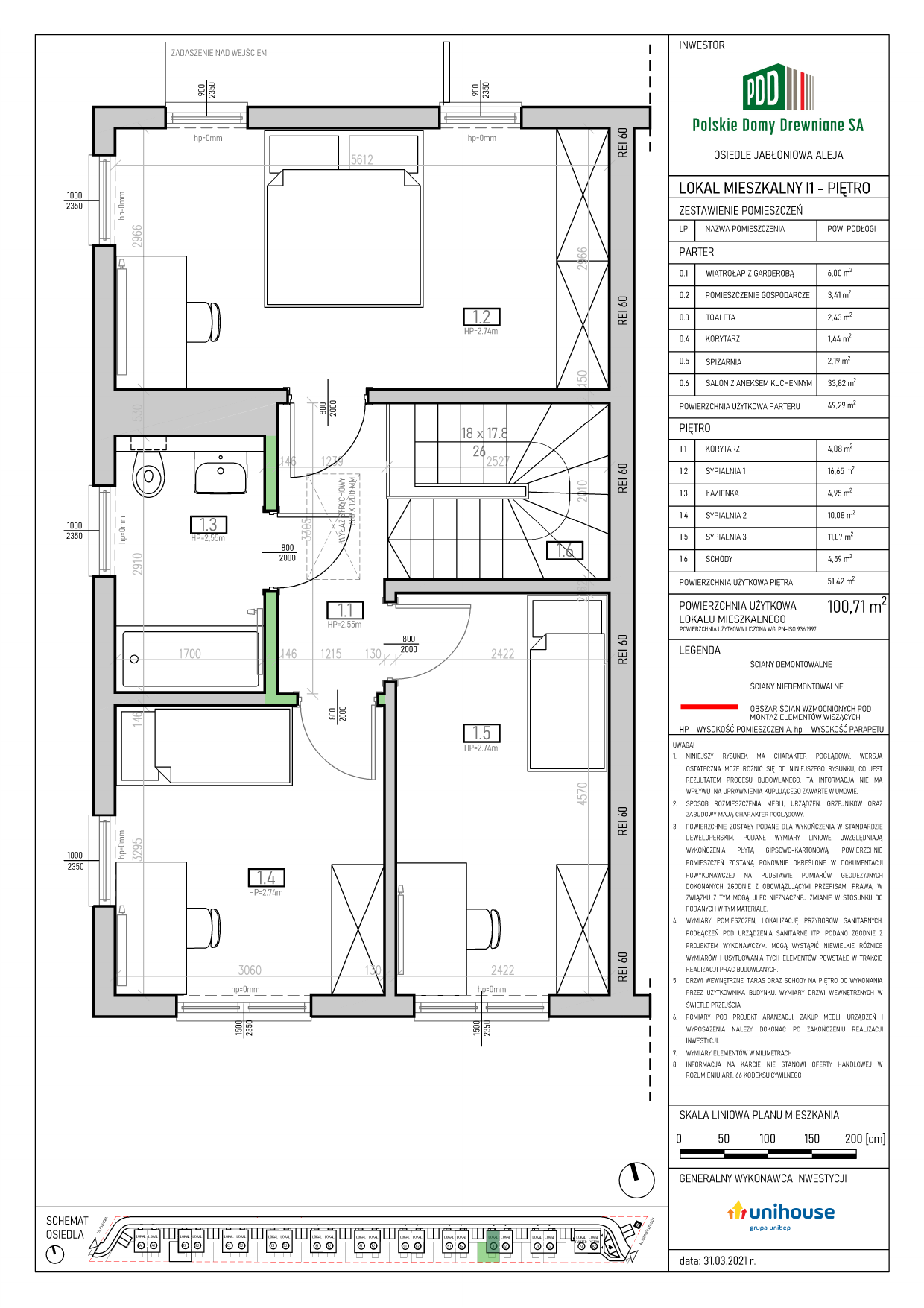 Dom 100,71 m², oferta nr I1, Osiedle Jabłoniowa Aleja, Choroszcz, ul. Rybacka-idx