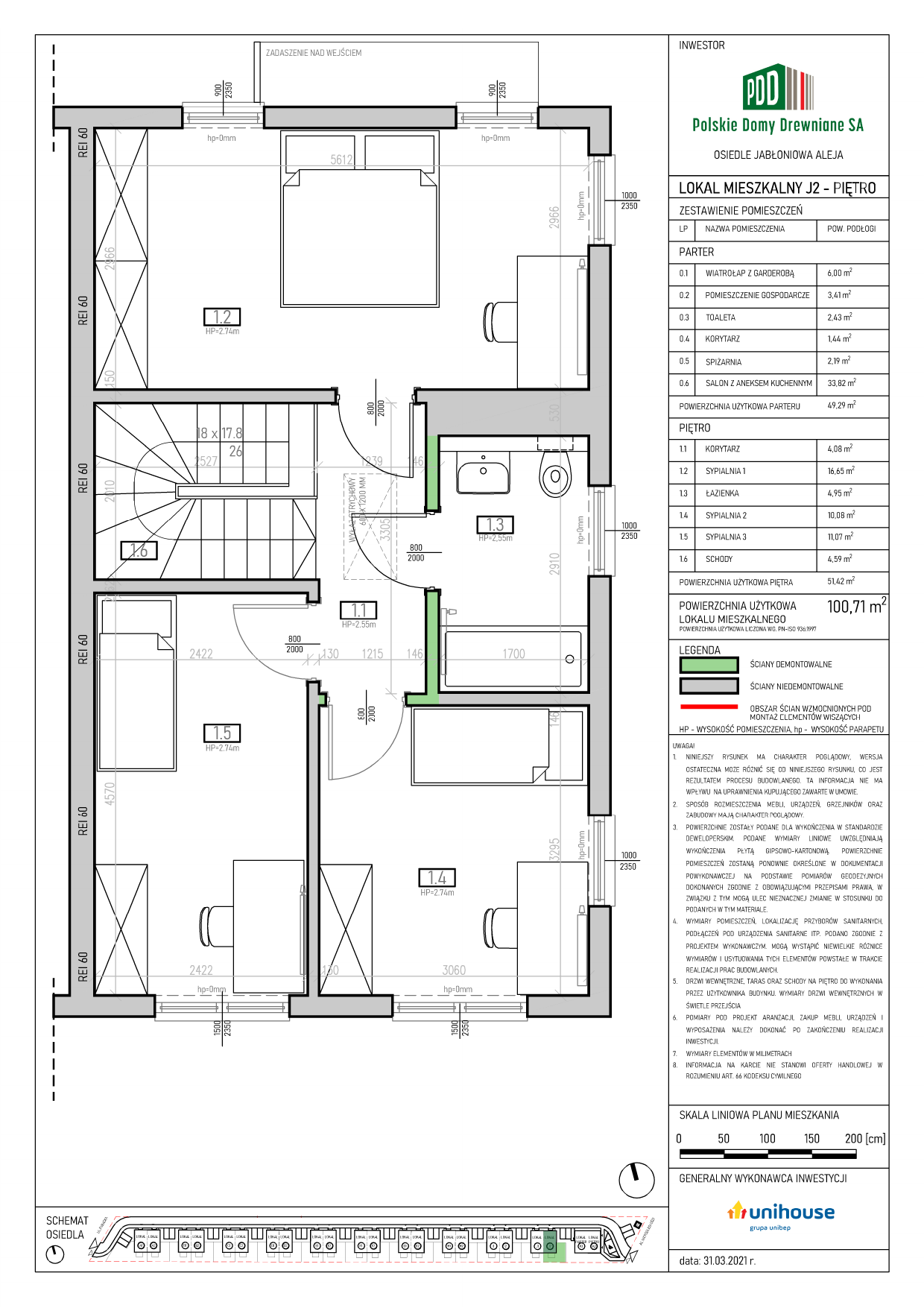 Dom 100,71 m², oferta nr J2, Osiedle Jabłoniowa Aleja, Choroszcz, ul. Rybacka-idx