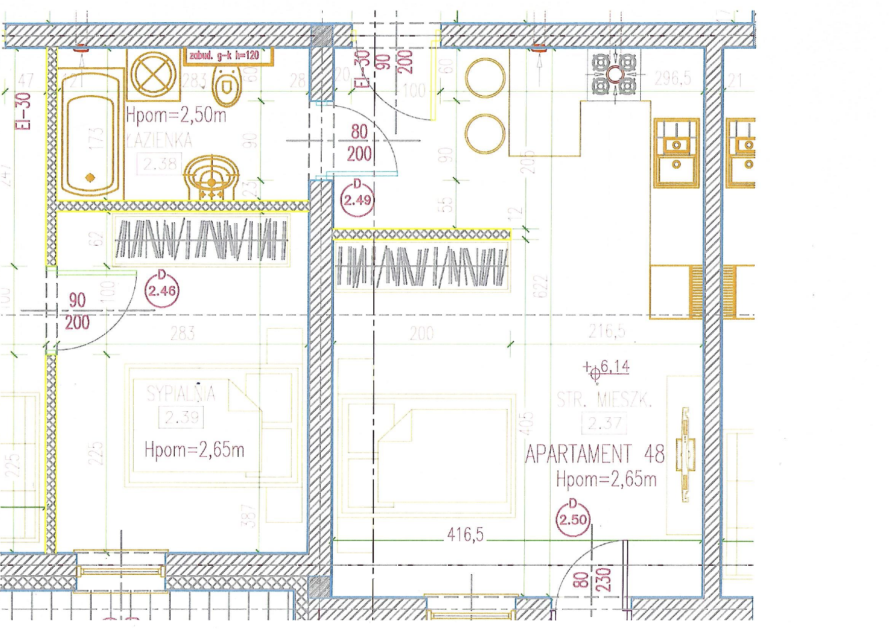 Apartament 30,56 m², piętro 2, oferta nr 48, Perła Mórz, Sianożęty, ul. Lotnicza 1-idx