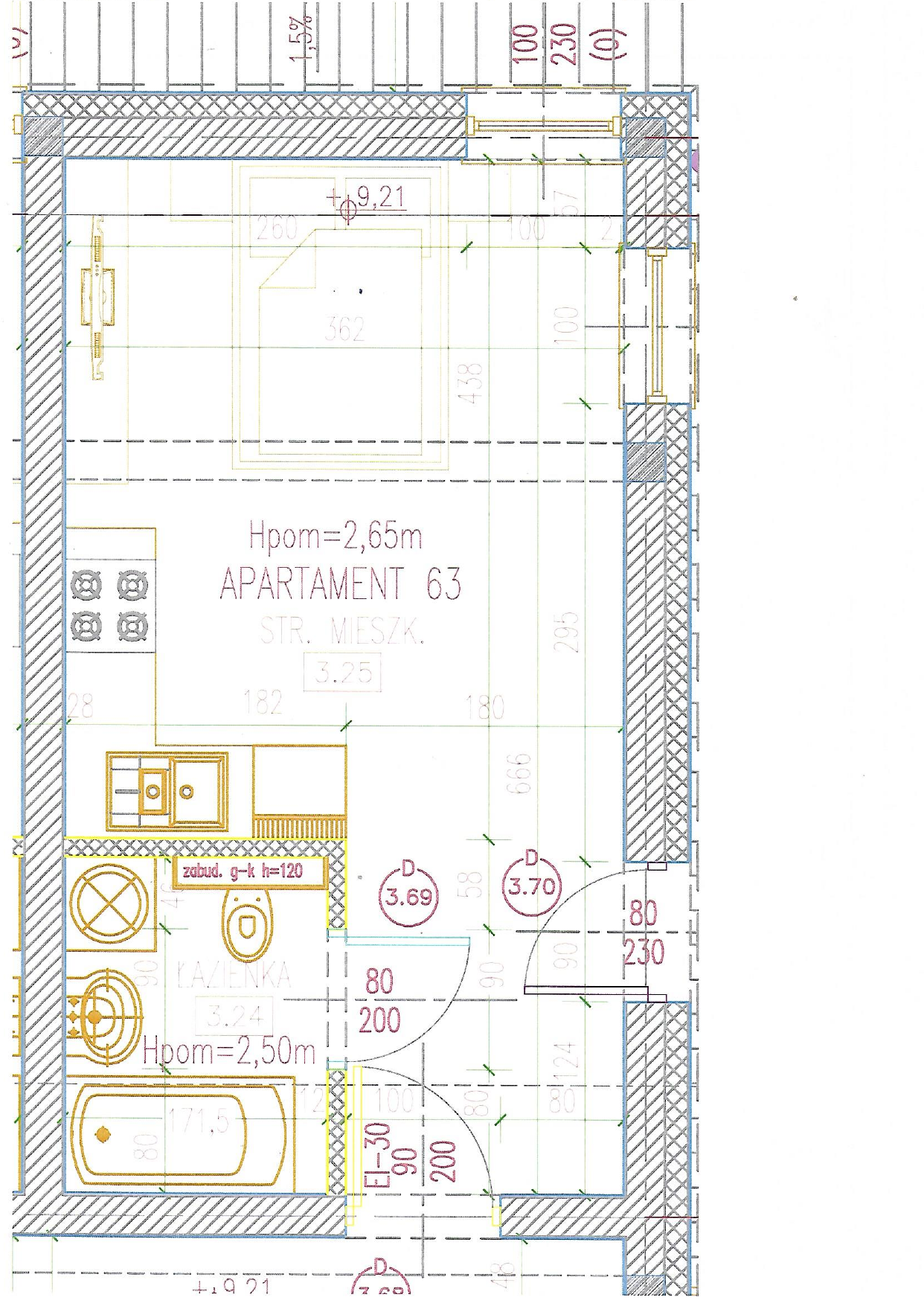 Apartament 23,63 m², piętro 3, oferta nr 63, Perła Mórz, Sianożęty, ul. Lotnicza 1-idx