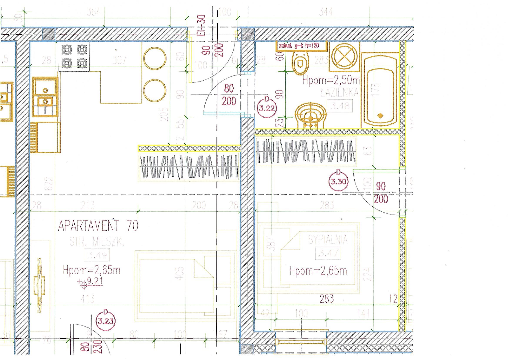 Apartament 30,34 m², piętro 3, oferta nr 70, Perła Mórz, Sianożęty, ul. Lotnicza 1-idx