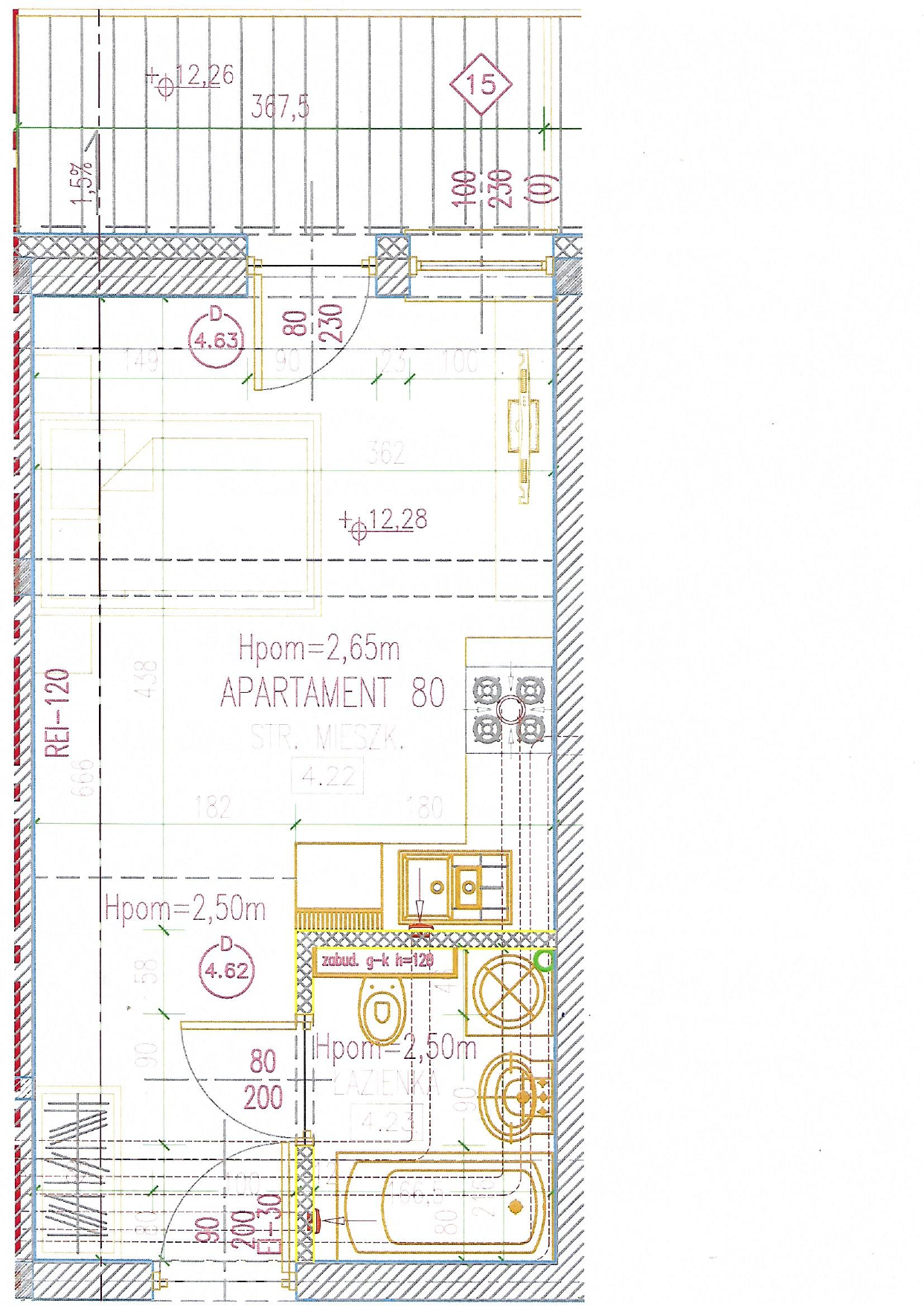 Apartament 23,63 m², piętro 4, oferta nr 80, Perła Mórz, Sianożęty, ul. Lotnicza 1-idx