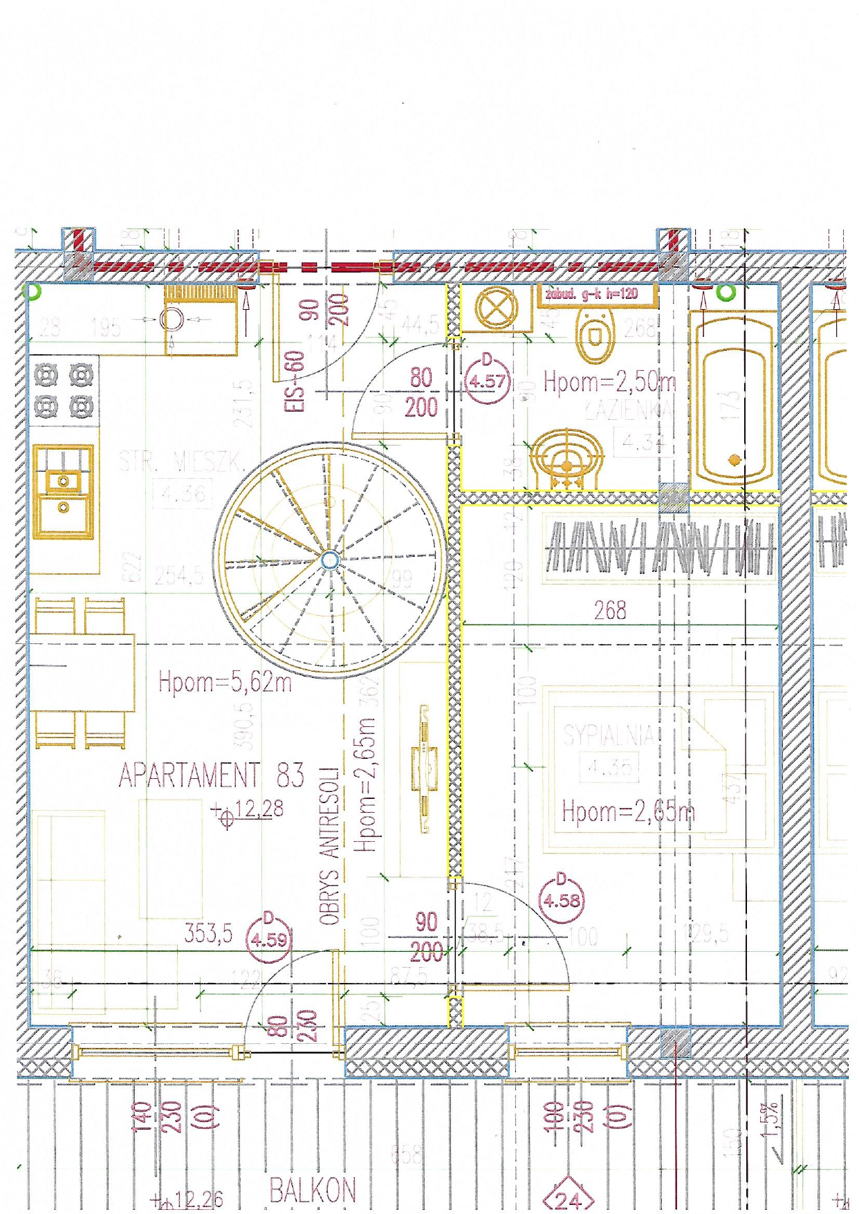 Apartament 42,75 m², piętro 4, oferta nr 84, Perła Mórz, Sianożęty, ul. Lotnicza 1-idx