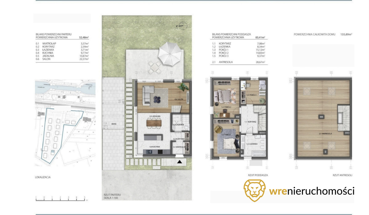 Dom 131,20 m², oferta nr , 618907, Wrocław, Księże, Opatowice, Opatowicka-idx