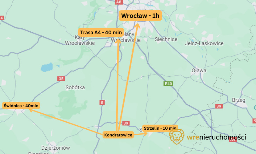 Działka 22 150,00 m², oferta nr , 152693, Wrocław, Krzyki-Partynice, Krzyki-idx