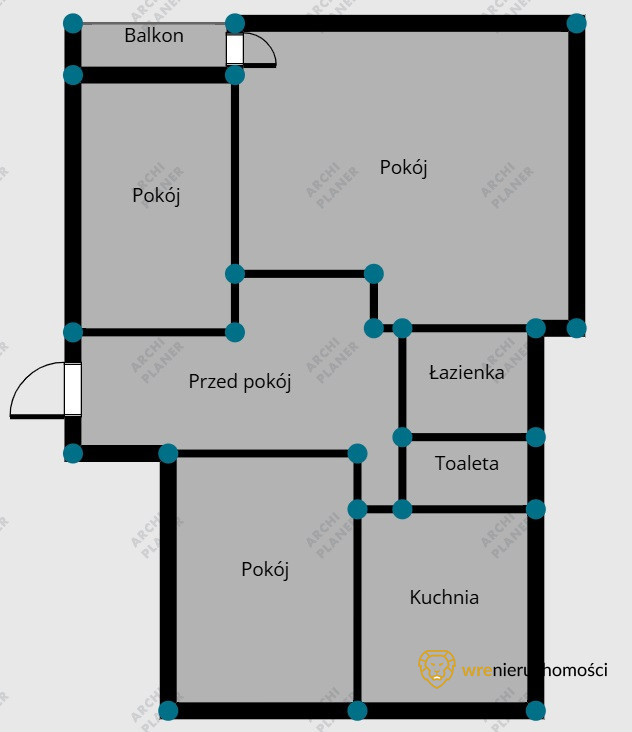 Mieszkanie 59,20 m², piętro 10, oferta nr , 627652, Wrocław, Polanowice-Poświętne-Ligota, Poświętne, Żmigrodzka-idx