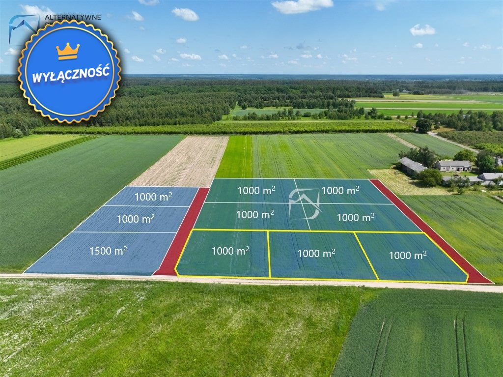 Działka 1 000,00 m², oferta nr , LER-GS-2499, Charlęż-idx