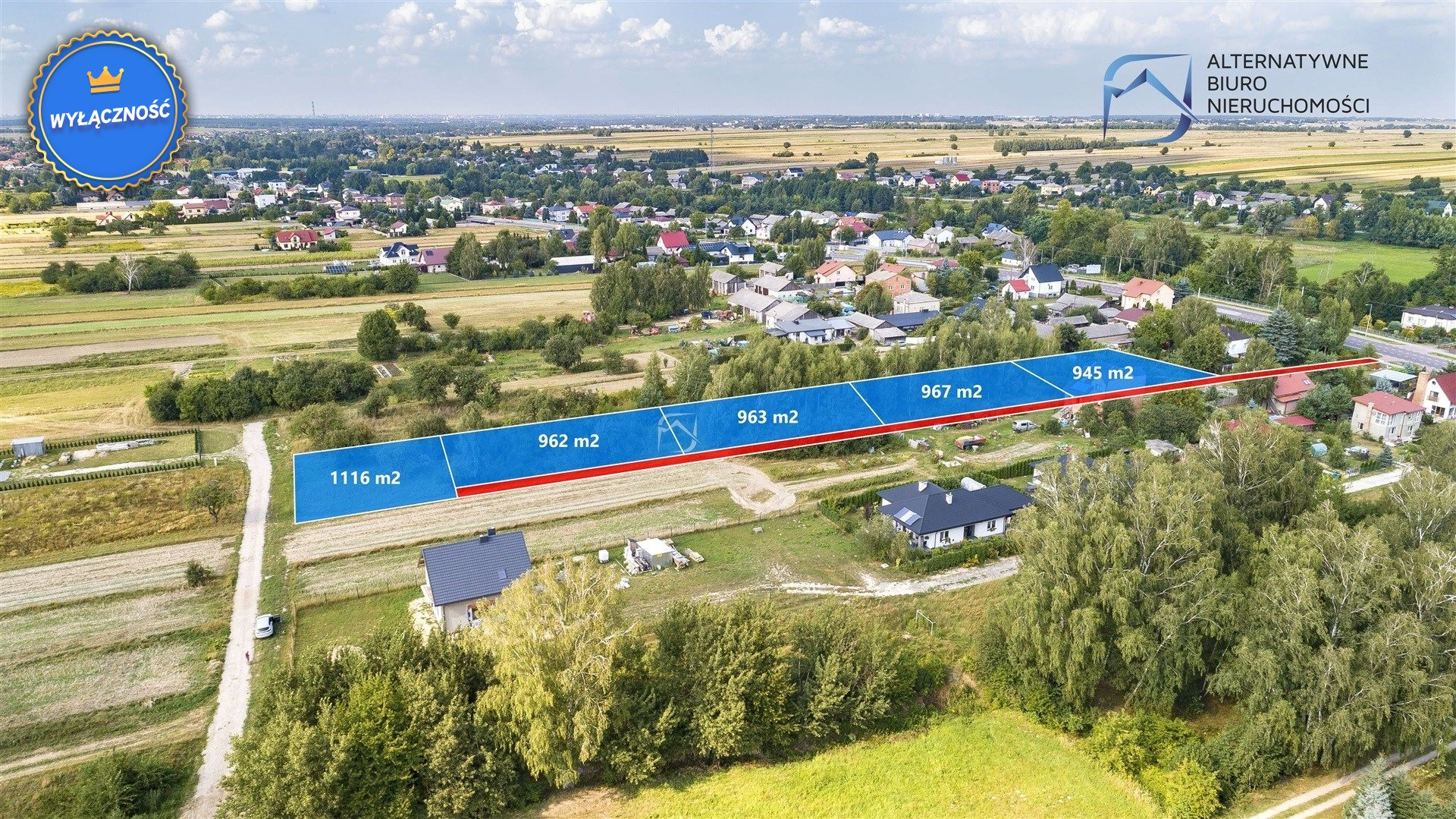 Działka 945,00 m², oferta nr , LER-GS-2940, Głusk-idx