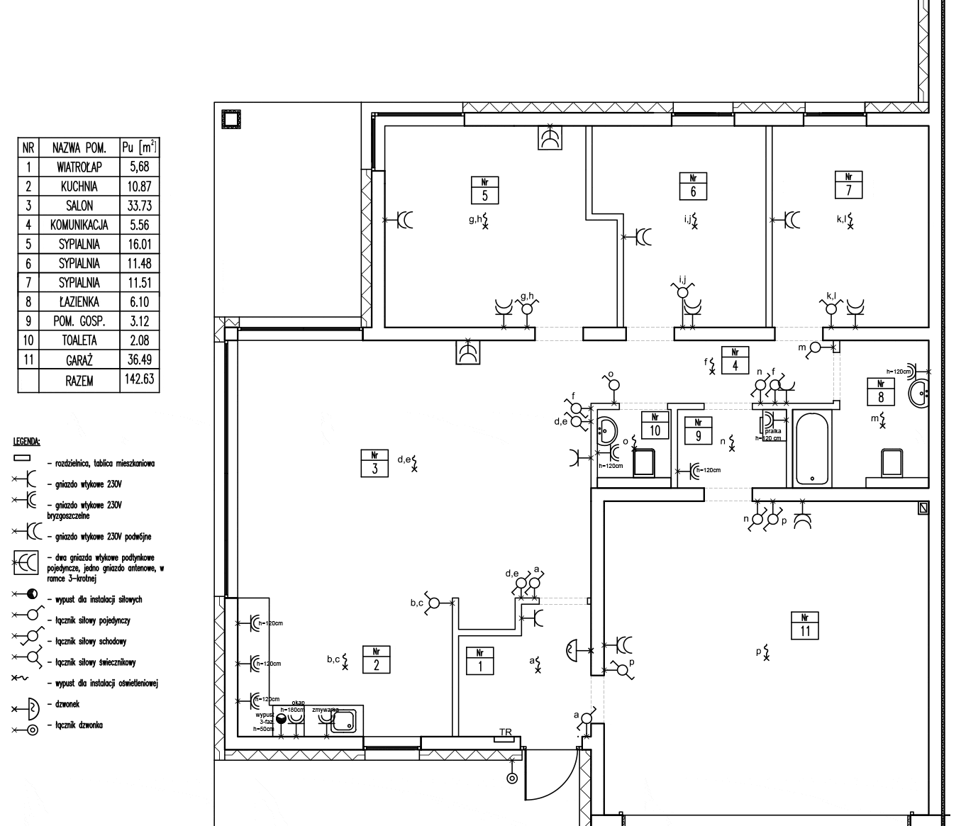 Dom 142,00 m², oferta nr 5.1.B, Tesoro Golf Park - Domy, Pętkowice, ul. Golfistów 1-idx