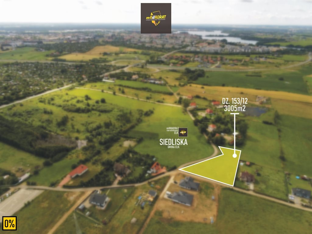 Działka 3 005,00 m², oferta nr , MKW-GS-1292, Siedliska-idx