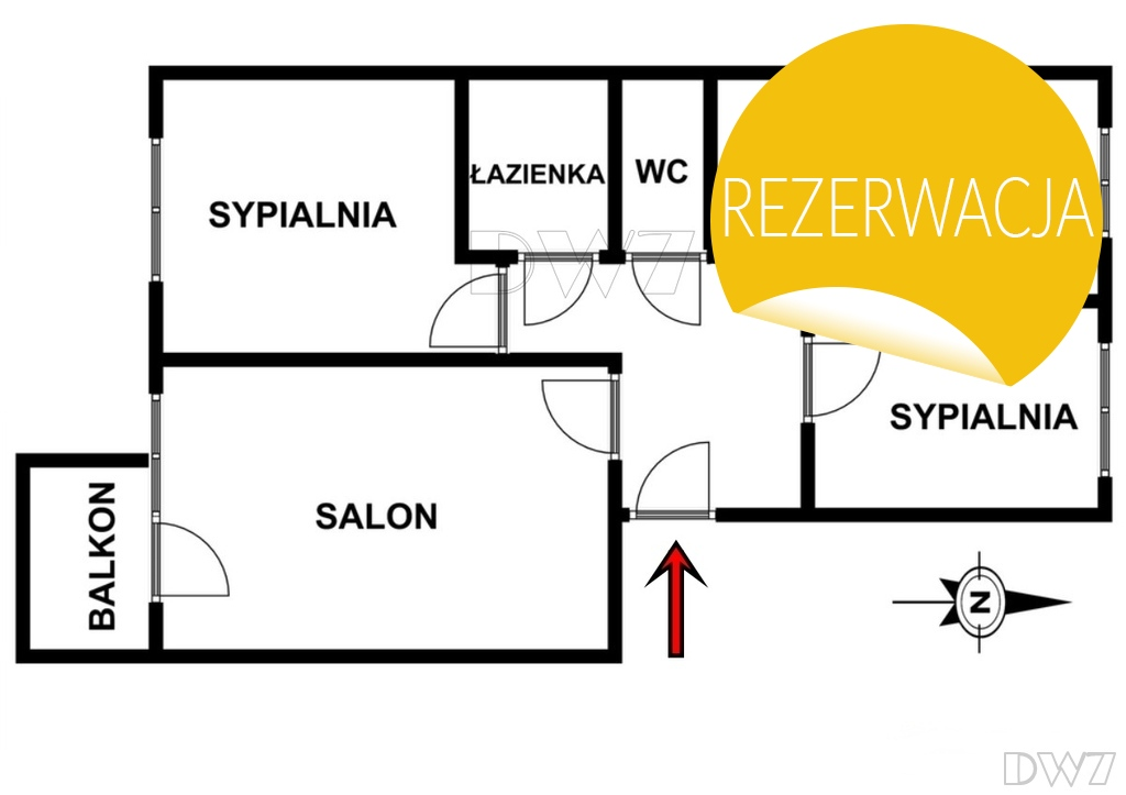 Mieszkanie 49,60 m², piętro 3, oferta nr , 65/11046/OMS, Kraków, Dębniki, Słomiana-idx