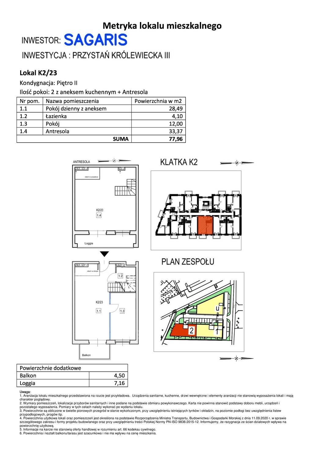 Mieszkanie 77,96 m², piętro 2, oferta nr K2/23, Przystań Królewiecka III, Wrocław, Maślice, Fabryczna, ul. Królewiecka-idx