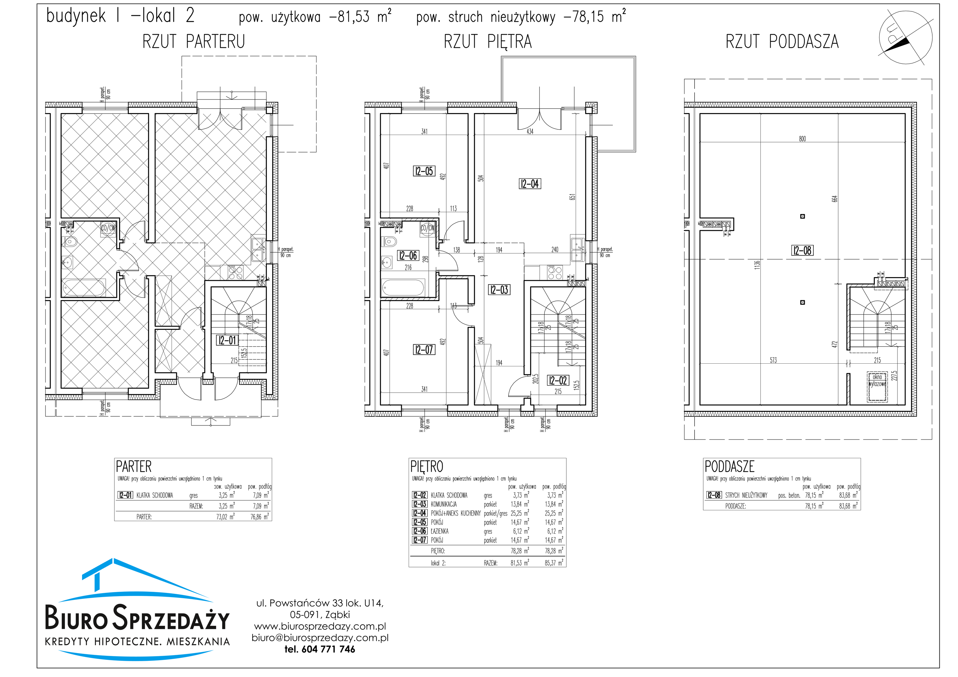 Mieszkanie 81,53 m², parter, oferta nr I2, Osiedle Słowackiego, Radzymin, ul. Słowackiego-idx