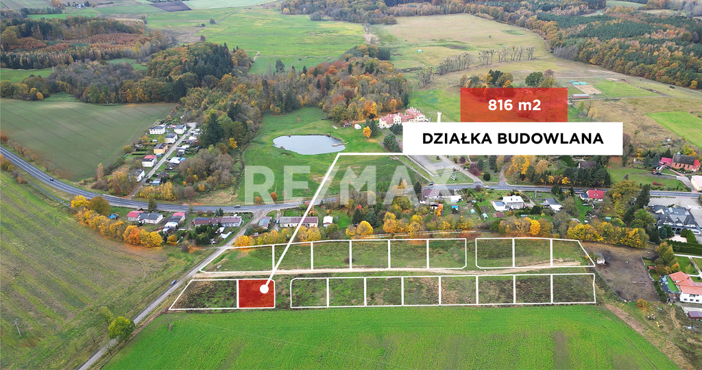 Działka 816,00 m², oferta nr , 95/13467/OGS, Rymań, Koszalińska-idx