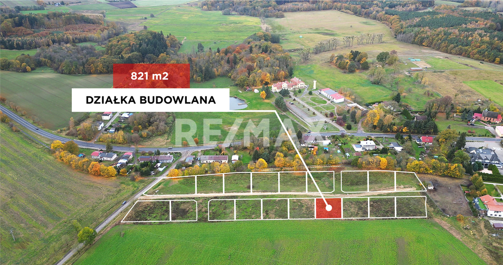 Działka 821,00 m², oferta nr , 98/13467/OGS, Rymań, Koszalińska-idx