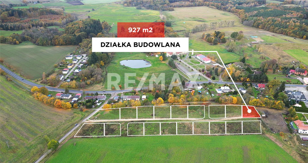 Działka 927,00 m², oferta nr , 101/13467/OGS, Rymań, Koszalińska-idx