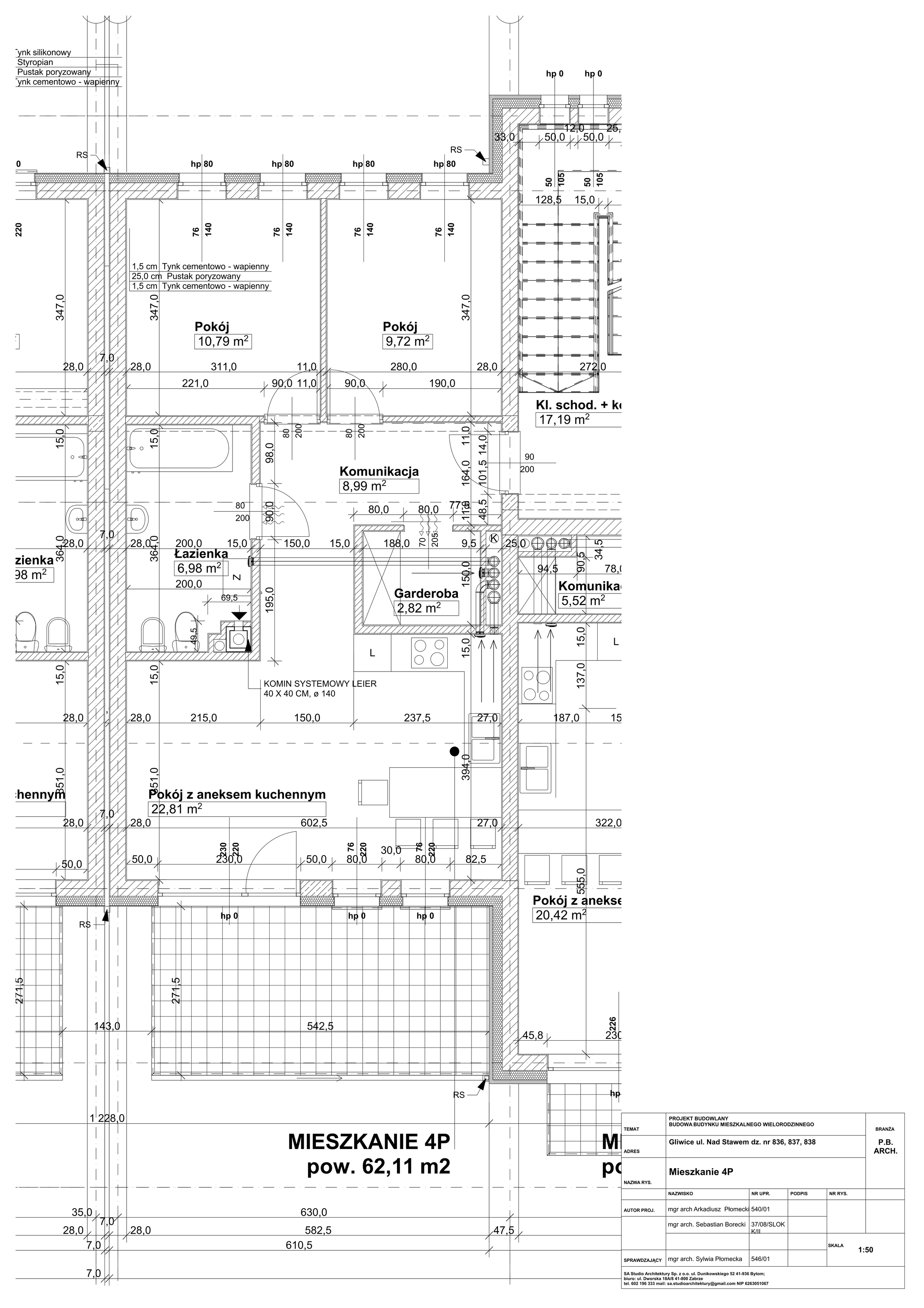 Mieszkanie 62,11 m², piętro 1, oferta nr P4, Osiedle Stara Cegielnia, Gliwice, Ostropa, ul. Nad Stawem-idx