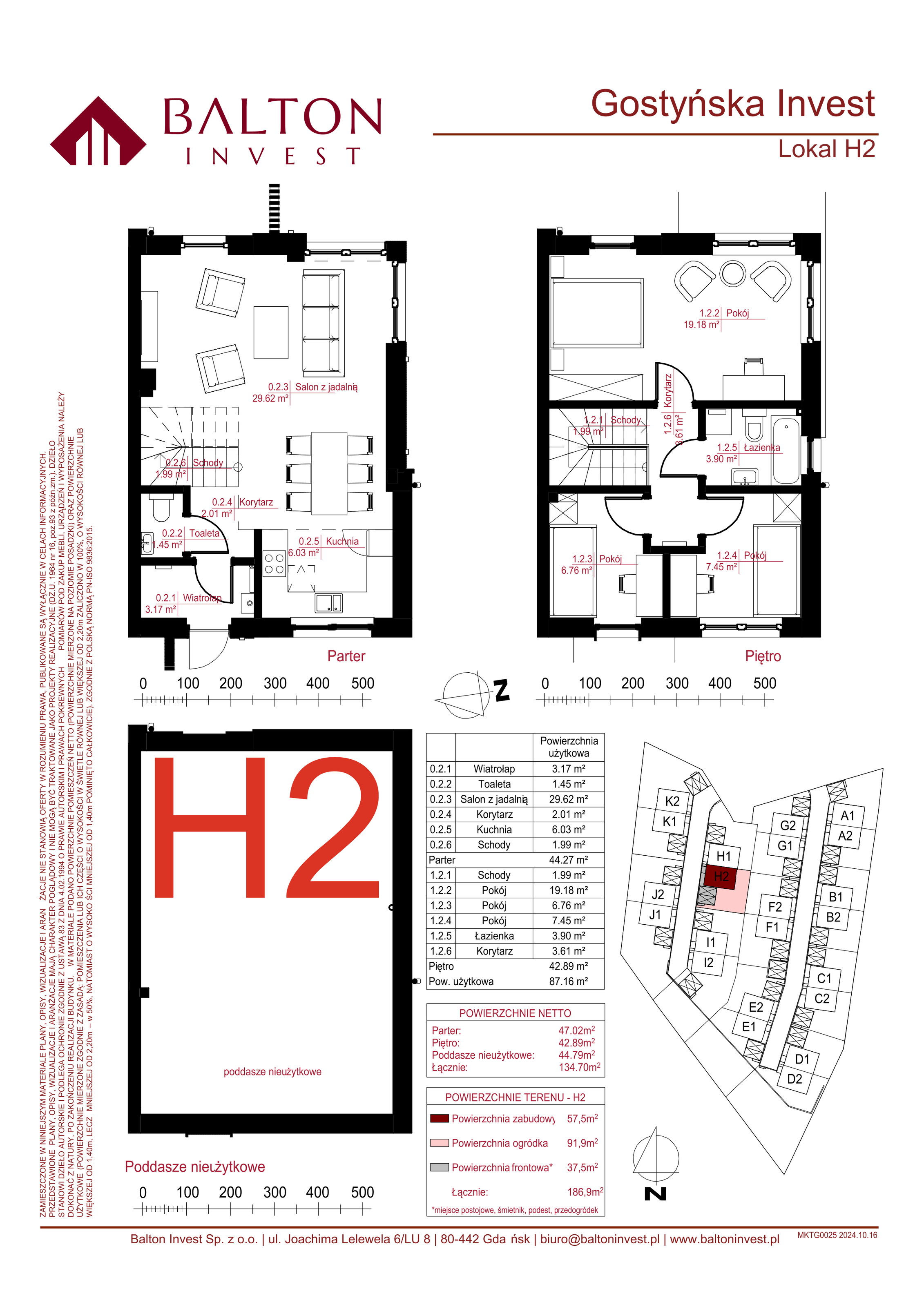 Dom 134,70 m², oferta nr H2, Gostyńska Invest, Gdańsk, Kokoszki, Kiełpino Górne, ul. Gostyńska-idx