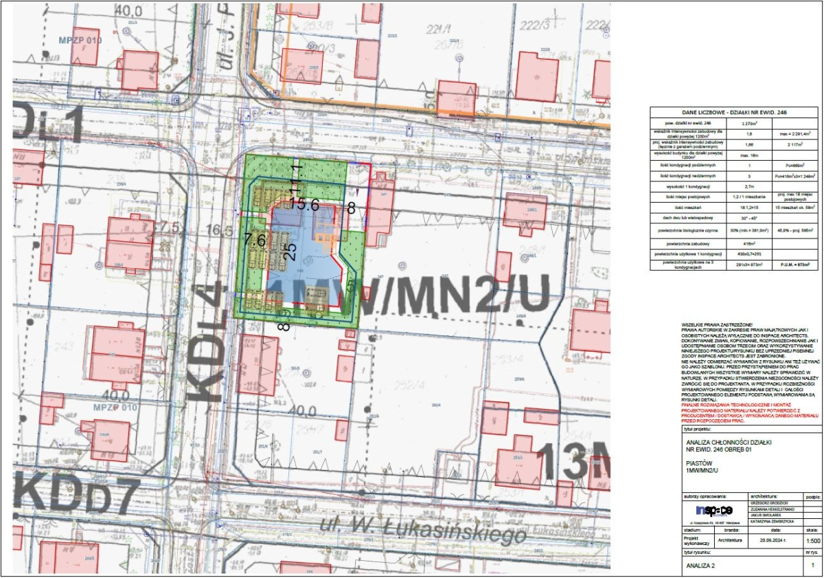 Działka 1 273,00 m², oferta nr , 829967, Piastów, Aleja Józefa Piłsudskiego-idx