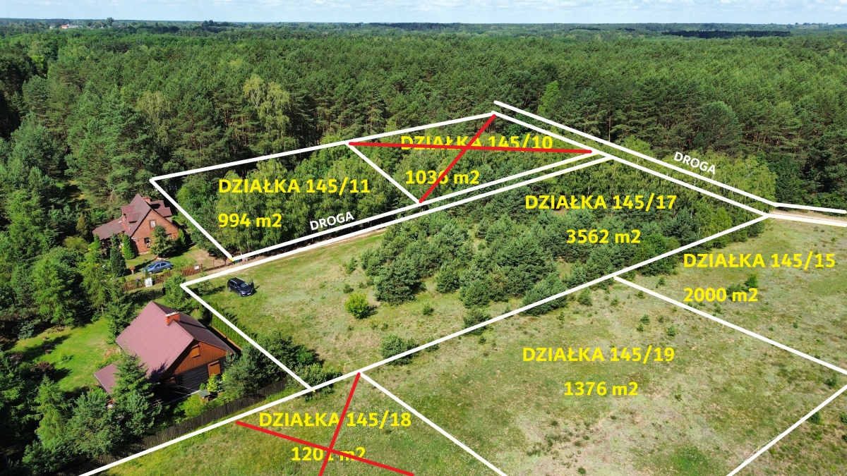 Działka 2 000,00 m², oferta nr , 828811, Dzbądzek-idx