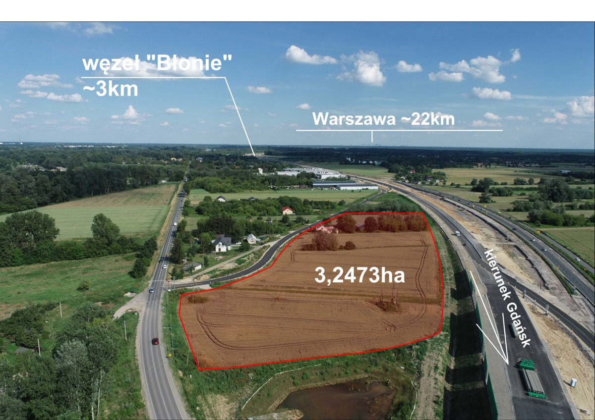 Działka 32 473,00 m², oferta nr , 829083, Sady, Genetyczna-idx