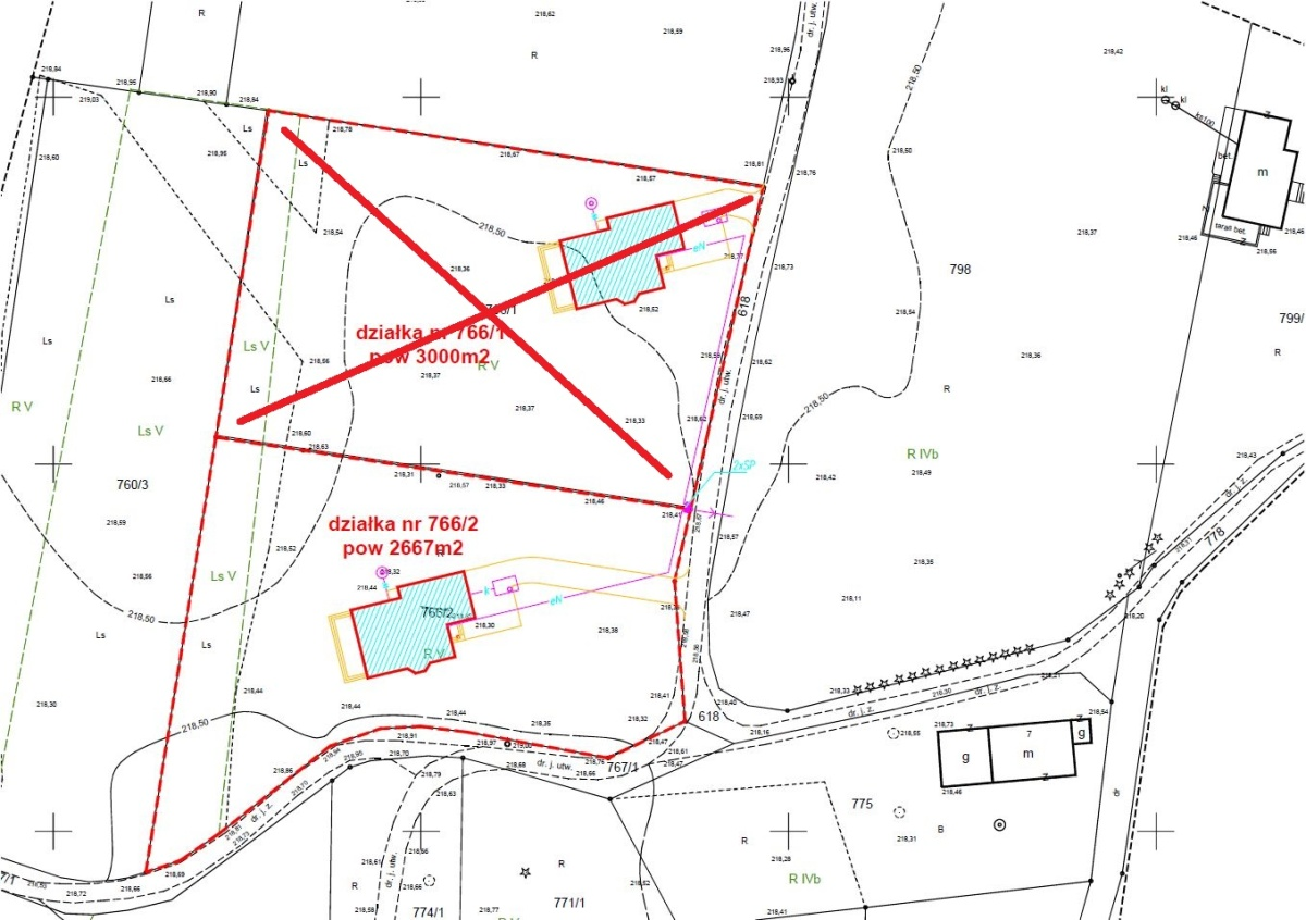 Działka 2 700,00 m², oferta nr , 827445, Przeginia Narodowa-idx