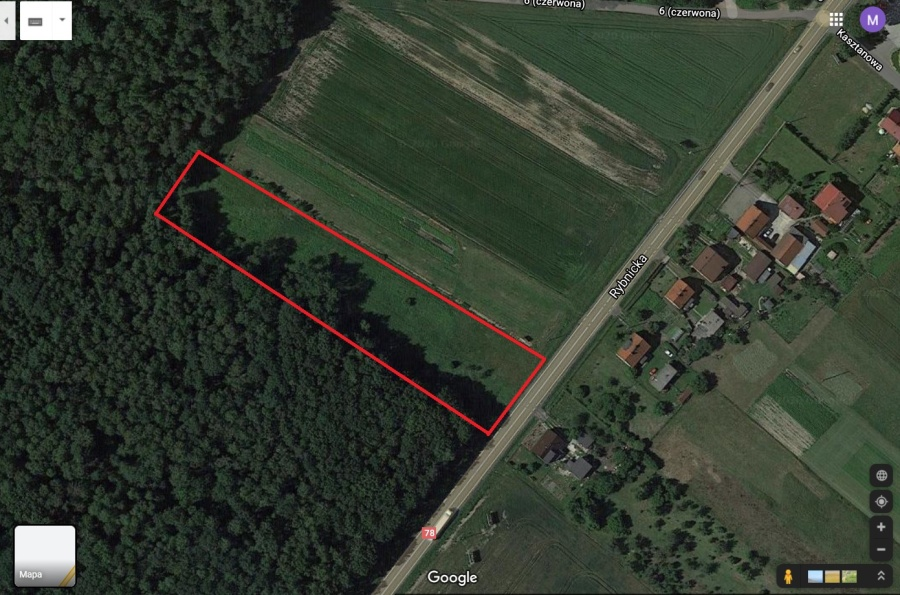 Działka 7 184,00 m², oferta nr , 824544, Nieborowice, Rybnicka-idx