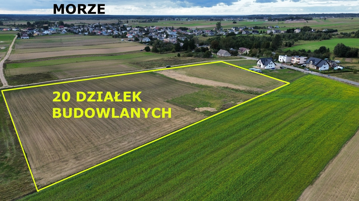 Działka 1 000,00 m², oferta nr , 825390, Władysławowo, Wiejska-idx