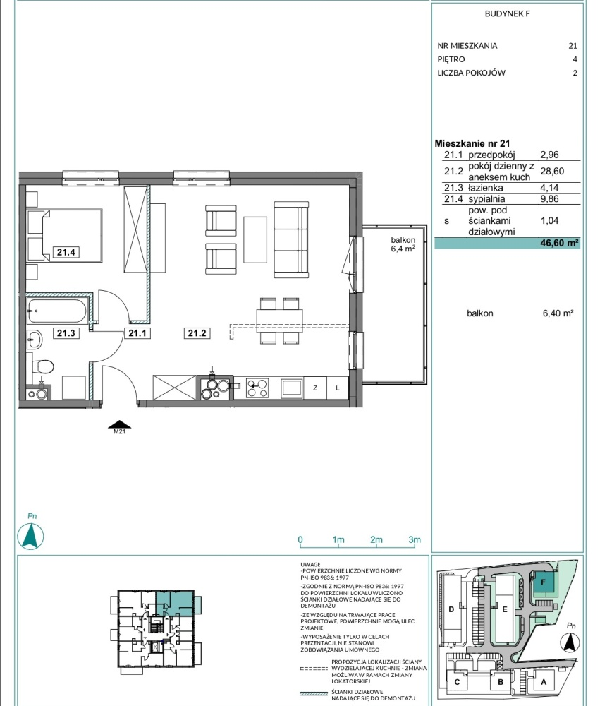 Mieszkanie 47,00 m², piętro 2, oferta nr , 827036, Chorzów, Tadeusza Kościuszki-idx