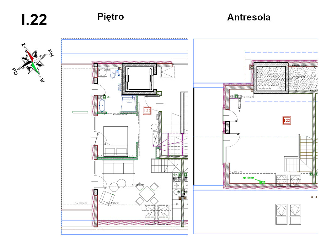 Apartament 62,72 m², piętro 1, oferta nr I.22, Enklawa Polany, Kościelisko, ul. Chotarz Bór 14 A-M-idx