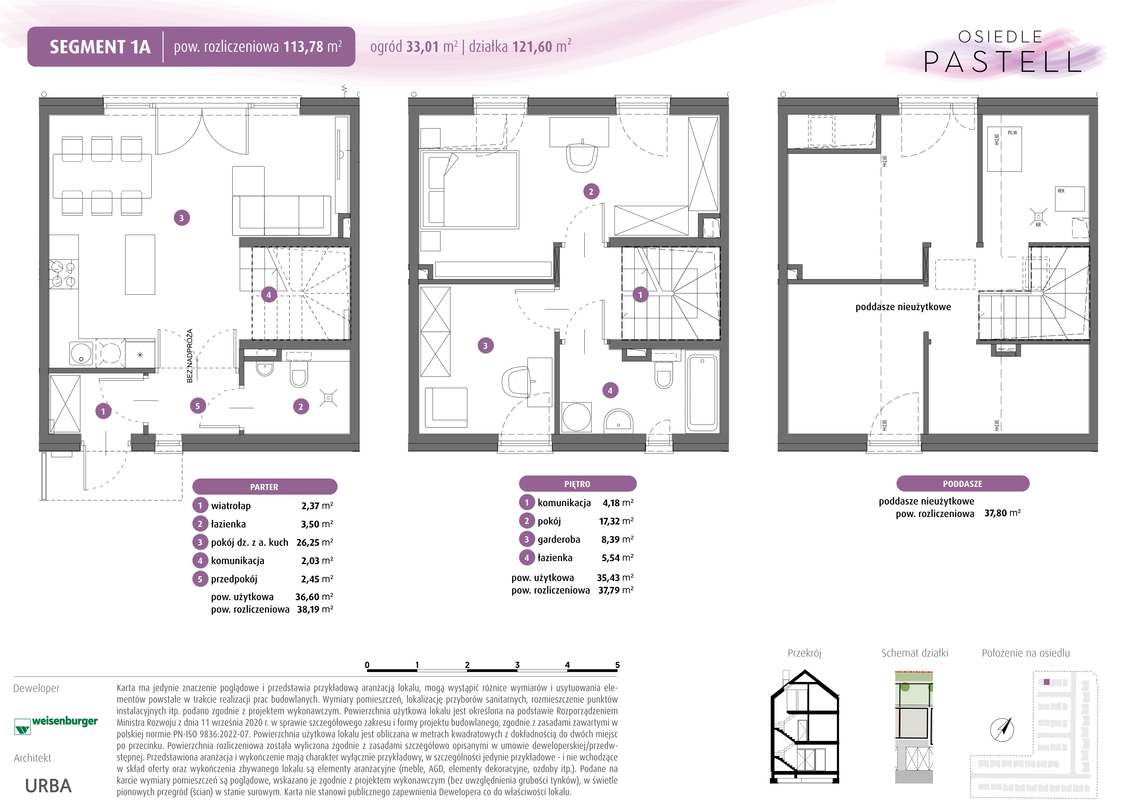 Dom 72,03 m², oferta nr 1.a, Osiedle Pastell, Warszawa, Białołęka, Henryków, ul. Kazimierza Pułaskiego-idx